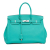 Hermès AB Hermès Blue Turquoise Calf Leather Togo Birkin Retourne 35 France