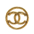 Chanel AB Chanel Gold Gold Plated Metal CC Brooch France