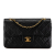 Chanel B Chanel Black Lambskin Leather Leather Small Classic Lambskin Double Flap France