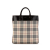 Burberry B Burberry Brown Beige Canvas Fabric House Check Tote United Kingdom