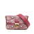 MCM AB MCM Red Canvas Fabric Vintage Jacquard Monogram Crossbody Korea, South