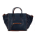 Celine B Celine Blue Navy Calf Leather Medium Phantom Luggage Italy