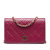 Chanel AB Chanel Pink Lambskin Leather Leather CC Matelasse Lambskin Flap France