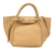 Celine B Celine Brown Beige Calf Leather Small Big Bag Italy