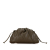 Bottega Veneta AB Bottega Veneta Brown Dark Khaki Calf Leather The Mini Pouch Italy