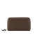 Bottega Veneta B Bottega Veneta Brown Dark Brown Calf Leather Intrecciato Zip Around Long Wallet Italy