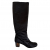 Lanvin Leather/silk boots