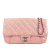 Chanel B Chanel Pink Calf Leather Medium Quilted skin Coco Pleats Chain Flap Italy