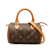 Louis Vuitton B Louis Vuitton Brown Monogram Canvas Canvas Monogram Nano Speedy Bandouliere France