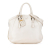 Prada B Prada White Calf Leather Vitello Daino Satchel Italy