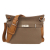 Hermès B Hermès Brown Taupe Calf Leather Bicolor Clemence Jypsiere 37 France