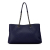 Bottega Veneta B Bottega Veneta Blue Dark Blue Calf Leather Large Intrecciato Double Chain Tote Italy