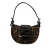 Fendi B Fendi Brown Canvas Fabric Mini Zucca Croissant Handbag Italy