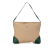 Prada B Prada Brown Beige Canvas Fabric Canapa Shoulder Bag Italy