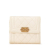 Chanel AB Chanel White Ivory Caviar Leather Leather Caviar Boy Flap Trifold Wallet Italy