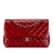 Chanel B Chanel Red Patent Leather Leather Jumbo Classic Patent Double Flap Italy