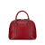 Gucci AB Gucci Red Calf Leather Medium Microguccissima Dome Satchel Italy