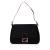 Fendi B Fendi Black with Pink Canvas Fabric Zucchino Mamma Forever Italy