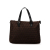 Fendi B Fendi Brown Canvas Fabric Zucchino Tote Italy