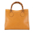 Gucci B Gucci Brown Light Brown Calf Leather Medium Bamboo Diana Tote Italy