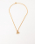 Christian Dior Letter Logo Pendant Necklace