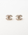 Chanel CC Rhinestone Clip-on Earrings