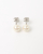 Chanel CC Pearl Drop Earrings