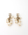 Chanel Coco Mark Faux Pearl Charm Earrings