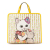 Gucci AB Gucci White with Yellow Canvas Fabric Yuko Higuchi Childrens Tote Italy