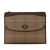 Burberry B Burberry Brown Nylon Fabric Vintage Check Clutch United Kingdom