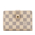 Louis Vuitton B Louis Vuitton White Damier Canvas Canvas Damier Azur French Purse Wallet France