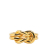 Hermès AB Hermès Gold Gold Plated Metal Atame Scarf Ring France