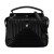 Fendi B Fendi Black Calf Leather Small Dotcom Click Satchel Italy