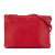 Celine B Celine Red Calf Leather Large Trio Crossbody Bag Italy