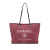 Chanel AB Chanel Red Canvas Fabric Deauville Tote Italy