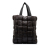 Bottega Veneta B Bottega Veneta Black Calf Leather Padded Maxi Intrecciato Tote Italy