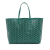 Goyard AB Goyard Green Coated Canvas Fabric Goyardine Saint Louis PM France