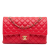 Chanel AB Chanel Red Caviar Leather Leather Medium Classic Caviar Double Flap France