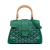 Goyard AB Goyard Green Coated Canvas Fabric Mini Goyardine Saigon Souple France