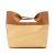 Alexander McQueen AB Alexander McQueen Brown Beige Raffia Natural Material Large The Bow Tote Italy