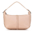 Bottega Veneta AB Bottega Veneta Pink Calf Leather Intrecciato-Trimmed Cervo Satchel Italy