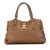 Bottega Veneta B Bottega Veneta Brown Bronze Calf Leather Large Intrecciato Roma Tote Italy