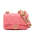 Chanel AB Chanel Pink Lambskin Leather Leather Mini Quilted Lambskin Funky Town Flap Italy