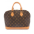 Louis Vuitton B Louis Vuitton Brown Monogram Canvas Canvas Monogram Alma PM France