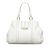 Gucci B Gucci White Calf Leather Guccissima New Ladies Italy