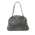 Chanel B Chanel Gray Dark Gray Calf Leather Large Aged skin Just Mademoiselle Bowling Bag France