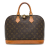 Louis Vuitton B Louis Vuitton Brown Monogram Canvas Canvas Monogram Alma PM France