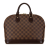 Louis Vuitton AB Louis Vuitton Brown Damier Canvas Canvas Damier Ebene Alma PM France