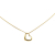 Tiffany & Co B Tiffany Gold 18K Yellow Gold Metal Elsa Peretti 18K Open Heart Pendant Necklace Spain