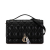 Christian Dior AB Dior Black Lambskin Leather Leather Lambskin Cannage My Dior Top Handle Bag Italy